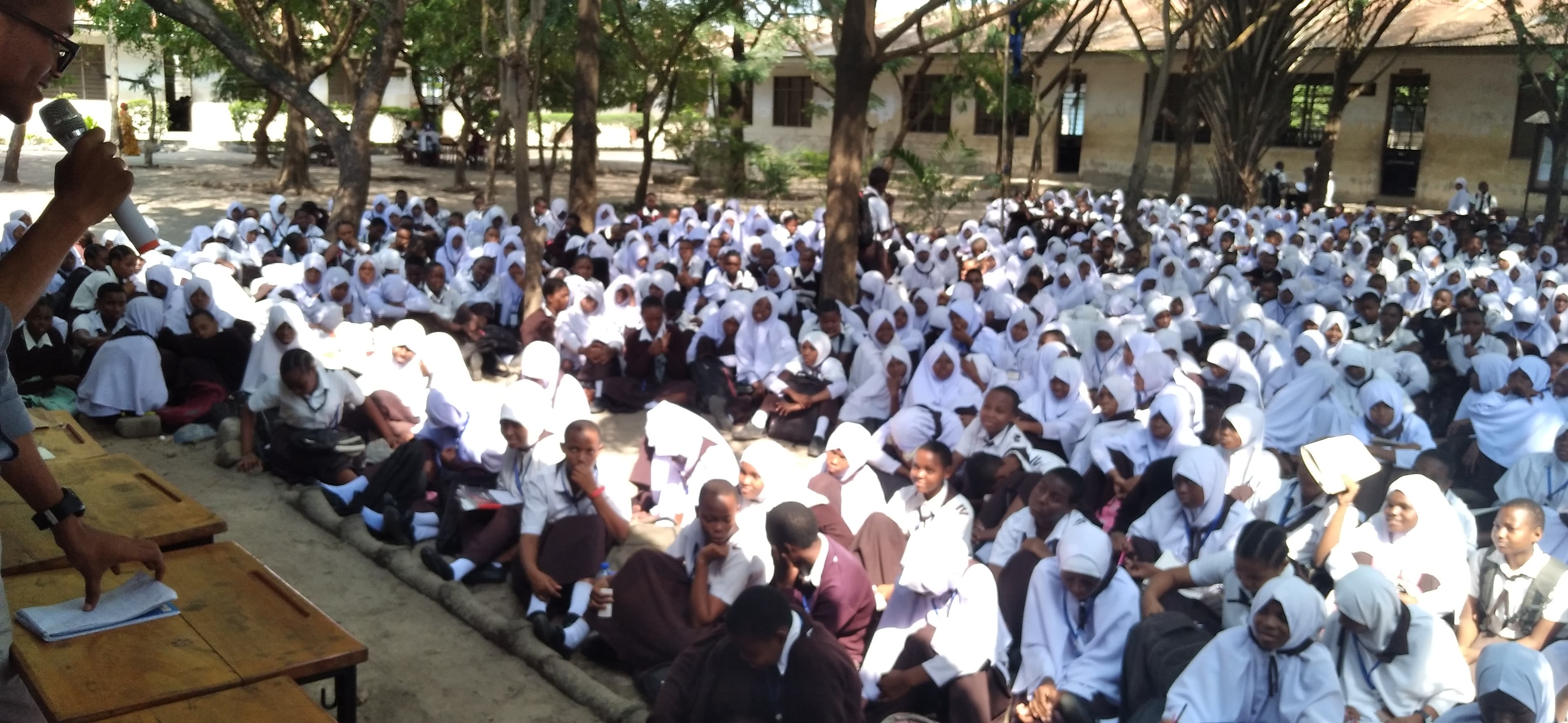 Workshop at Buza Secondary